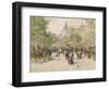 Boulevard Haussmann-Jean Francois Raffaelli-Framed Giclee Print