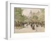 Boulevard Haussmann-Jean Francois Raffaelli-Framed Giclee Print