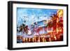 Boulevard Hotel - In the Style of Oil Painting-Philippe Hugonnard-Framed Giclee Print