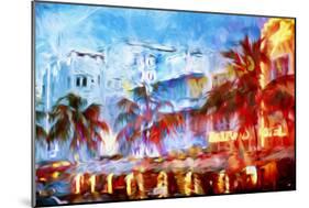 Boulevard Hotel - In the Style of Oil Painting-Philippe Hugonnard-Mounted Giclee Print