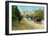 Boulevard in Paris-Georges Stein-Framed Giclee Print