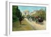 Boulevard in Paris-Georges Stein-Framed Giclee Print