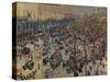 'Boulevard Montmartre', 1897-Camille Pissarro-Stretched Canvas