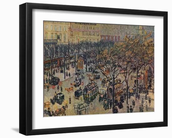'Boulevard Montmartre', 1897-Camille Pissarro-Framed Giclee Print