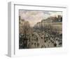 Boulevard Montmartre, Afternoon Sun, 1897-Camille Pissarro-Framed Art Print