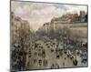 Boulevard Montmartre, Afternoon Sun, 1897-Camille Pissarro-Mounted Art Print