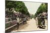 Boulevard Montmartre, Paris, 1900-null-Mounted Giclee Print