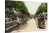Boulevard Montmartre, Paris, 1900-null-Stretched Canvas