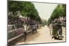 Boulevard Montmartre, Paris, 1900-null-Mounted Giclee Print