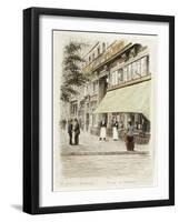 Boulevard Montmartre: Passage des Panoramas-Adolphe Martial-Potémont-Framed Giclee Print