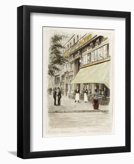 Boulevard Montmartre: Passage des Panoramas-Adolphe Martial-Potémont-Framed Giclee Print