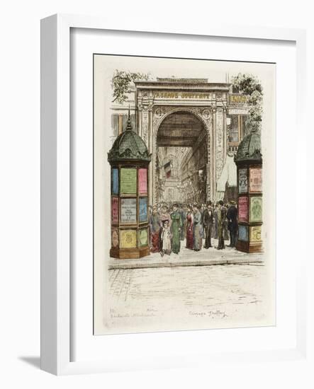 Boulevard Montmartre: Passage Jouffroy-Adolphe Martial-Potémont-Framed Giclee Print