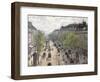 Boulevard Montmartre, Spring, 1897-Camille Pissarro-Framed Giclee Print