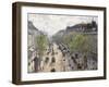 Boulevard Montmartre, Spring, 1897-Camille Pissarro-Framed Giclee Print