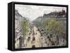 Boulevard Montmartre, Spring, 1897-Camille Pissarro-Framed Stretched Canvas