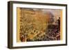 Boulevard of Capucines in Paris-Claude Monet-Framed Art Print