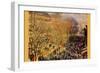 Boulevard of Capucines in Paris-Claude Monet-Framed Art Print