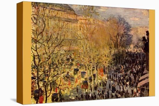 Boulevard of Capucines In Paris-Claude Monet-Stretched Canvas