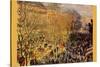 Boulevard of Capucines In Paris-Claude Monet-Stretched Canvas