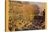 Boulevard of Capucines In Paris-Claude Monet-Stretched Canvas