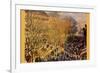 Boulevard of Capucines In Paris-Claude Monet-Framed Art Print