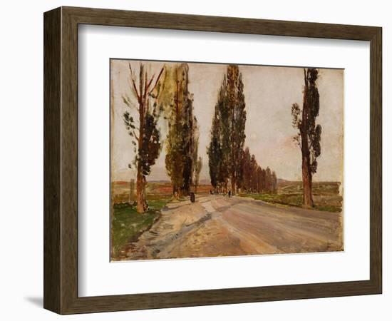 Boulevard of Poplars Near Plankenberg, C. 1890-Emil Jakob Schindler-Framed Giclee Print