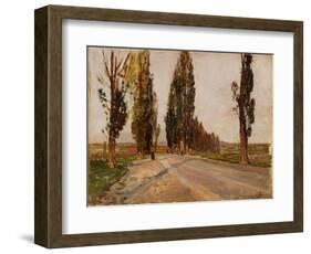 Boulevard of Poplars Near Plankenberg, C. 1890-Emil Jakob Schindler-Framed Giclee Print