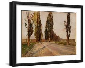Boulevard of Poplars Near Plankenberg, C. 1890-Emil Jakob Schindler-Framed Giclee Print