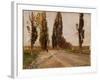 Boulevard of Poplars Near Plankenberg, C. 1890-Emil Jakob Schindler-Framed Giclee Print