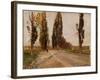 Boulevard of Poplars Near Plankenberg, C. 1890-Emil Jakob Schindler-Framed Giclee Print