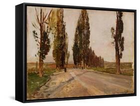 Boulevard of Poplars Near Plankenberg, C. 1890-Emil Jakob Schindler-Framed Stretched Canvas