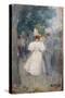 Boulevard Parisien. Peinture De Leonid Osipovich Pasternak (1862-1945), 1895. Art Russe 19E Siecle.-Leonid Osipovic Pasternak-Stretched Canvas