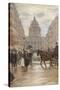 Boulevard Saint Michel, 1898, 19th Century-null-Stretched Canvas