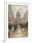 Boulevard Saint Michel, 1898, 19th Century-null-Framed Giclee Print