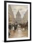 Boulevard Saint Michel, 1898, 19th Century-null-Framed Giclee Print