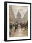 Boulevard Saint Michel, 1898, 19th Century-null-Framed Giclee Print