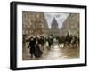 Boulevard Saint-Michel, Late 19th or Early 20th Century-Jean Francois Raffaelli-Framed Giclee Print