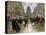Boulevard Saint-Michel, Late 19th or Early 20th Century-Jean Francois Raffaelli-Stretched Canvas