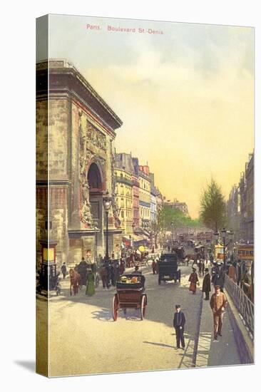 Boulevard St. Denis, Paris-null-Stretched Canvas