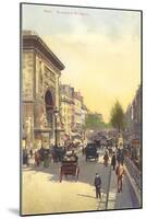 Boulevard St. Denis, Paris-null-Mounted Art Print