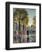 Boulevard Walk-Brent Heighton-Framed Art Print