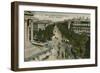 Boulevards of Paris, Seen from Boulevard de La Madeleine. Postcard Sent in 1913-French Photographer-Framed Giclee Print