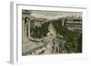 Boulevards of Paris, Seen from Boulevard de La Madeleine. Postcard Sent in 1913-French Photographer-Framed Giclee Print