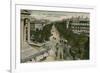 Boulevards of Paris, Seen from Boulevard de La Madeleine. Postcard Sent in 1913-French Photographer-Framed Giclee Print