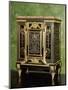 Boulle Cabinet, Gilt-Bronze Mounts, Late 17th Century with Later Alterations-French-Mounted Giclee Print