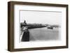 Boulogne Boat Leaving Folkestone Kent-null-Framed Photographic Print