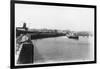 Boulogne Boat Leaving Folkestone Kent-null-Framed Photographic Print