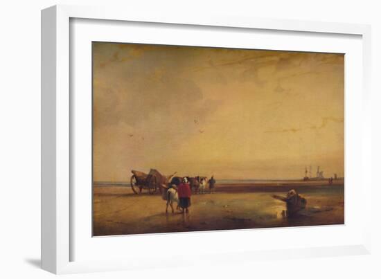 Boulogne Sands, 1827-Richard Parkes Bonington-Framed Giclee Print