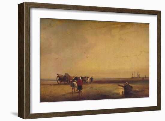 Boulogne Sands, 1827-Richard Parkes Bonington-Framed Premium Giclee Print