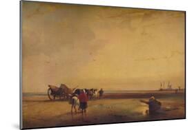 Boulogne Sands, 1827-Richard Parkes Bonington-Mounted Premium Giclee Print